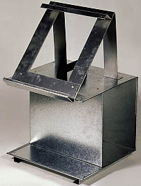 Batteribox komplett med hållare för solcellspanel